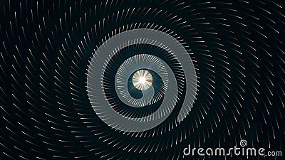 Abstract shining and flashing turquoise star with radiating light and pulsating energy, seamless loop. Animation Stock Photo