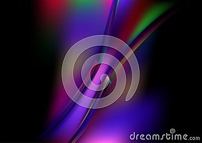 Abstract Shiny Cool Wave Background Vector Graphic Stock Photo