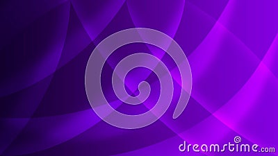 Abstract Shiny Curves in Blurred Purple Gradient Background Stock Photo