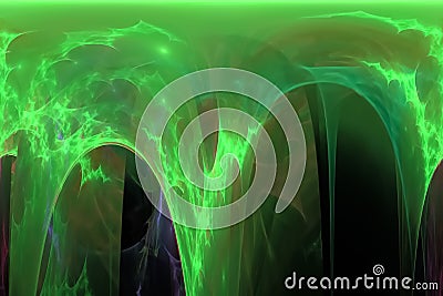 Abstract texture fractal bright effect wave shape magic fl ame explosion fantasy design background curve Stock Photo