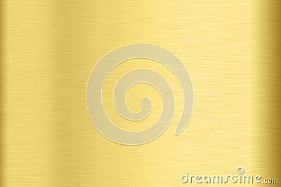 Abstract Shiny smooth foil metal Gold color background Bright vi Stock Photo