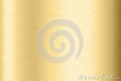 Abstract Shiny smooth foil metal Gold color background Bright vi Stock Photo