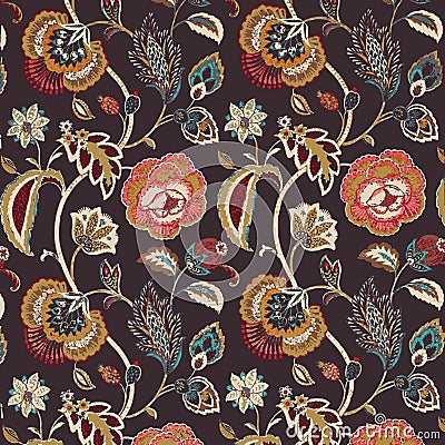Abstract, shirting design, Ajrakh Pattern, Background digital printing textile pattern Stock Photo