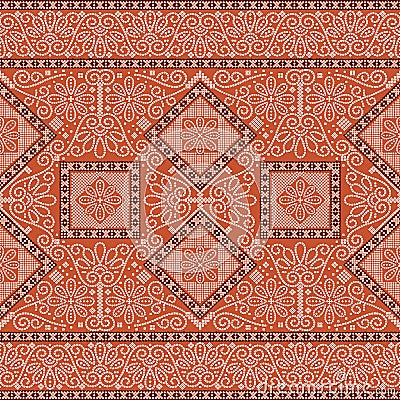 Abstract, shirting design, Ajrakh Pattern, Background digital printing textile pattern Stock Photo