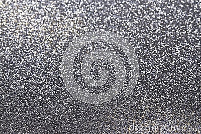 Abstract silver glittery background Stock Photo