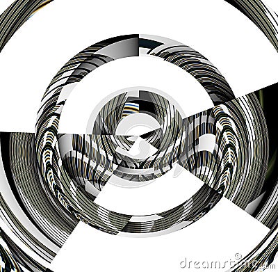 Abstract silvered background and design Stock Photo