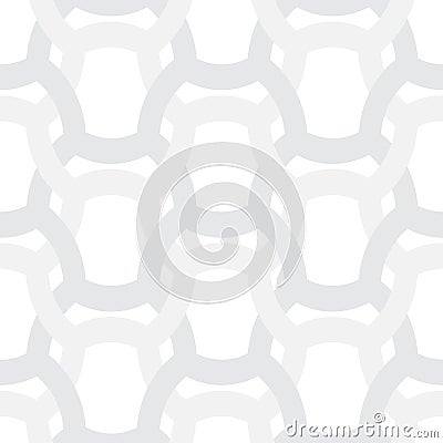 Abstract simple geometric vector pattern - entwined gray grides Vector Illustration