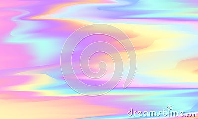 Abstract sky Pastel rainbow gradient background Ecology concept Vector Illustration