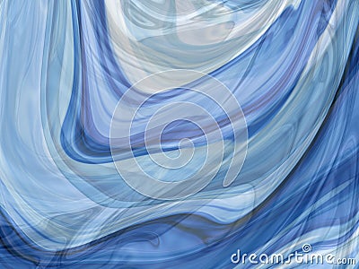 Abstract smoke curl lines Stock Photo