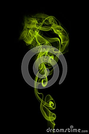 Abstract smoke on dark background Stock Photo