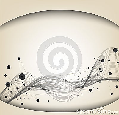 Abstract smoke vector background. Vector Illustration