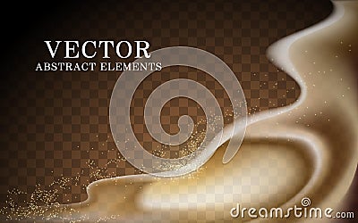 Abstract smoky effects Vector Illustration