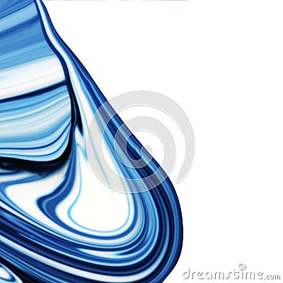 Abstract smooth blue background Stock Photo