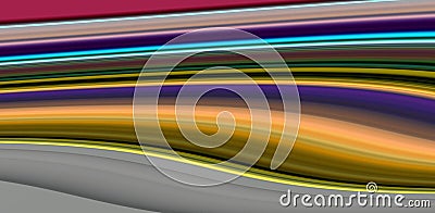 Abstract smooth golden pastel vivid waves lines, contrast abstract background Stock Photo