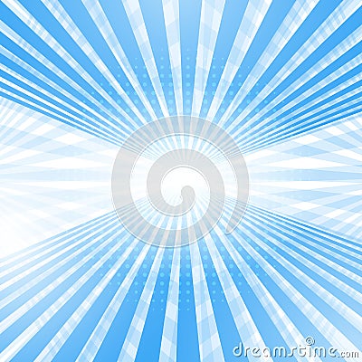 Abstract smooth light blue perspective background. Vector Illustration