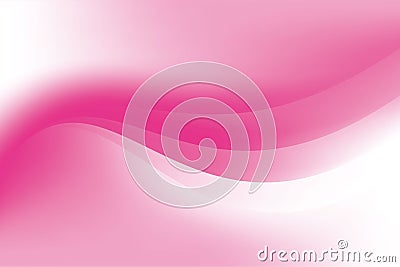 Abstract Smooth Pink and White Background Vector Illustration