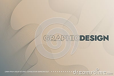Abstract Smooth Wave Gradient Vivid Color Cover Background, Vector Illustration Vector Illustration