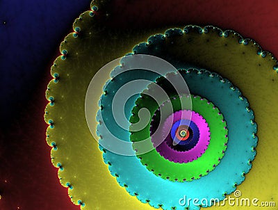 Abstract Snail Stock Photo