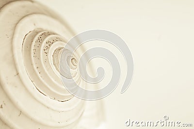 Abstract snail spiral Stock Photo