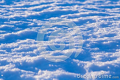 Abstract snow background at sunset lights Stock Photo