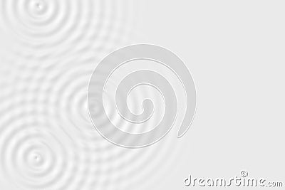 Abstract soft background, texture of white liquid ring or white cream surface Stock Photo