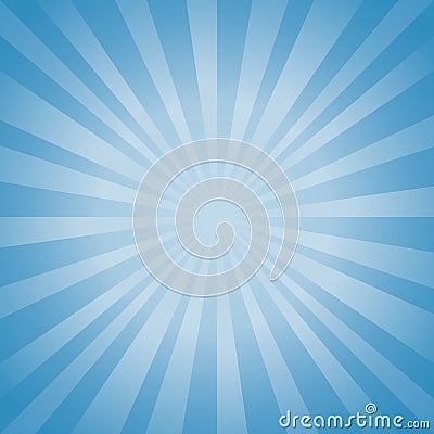 Abstract soft Blue rays background. Vector EPS 10, cmyk Vector Illustration