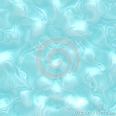 Abstract soft blue shining water shapes, illuminated reflection rays, pastel aqua pool paradise blue wave Stock Photo