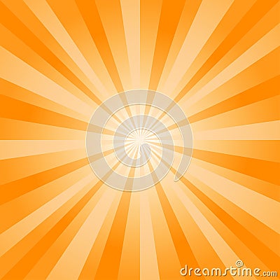 Abstract soft bright Yellow Orange rays background. Vector Vector Illustration