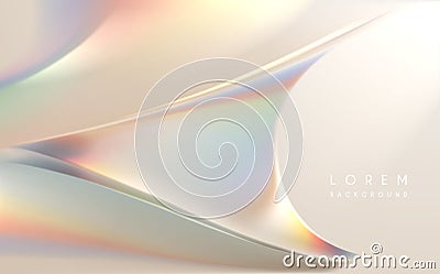 Abstract soft color light refraction background Stock Photo