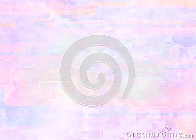Abstract soft glitch fantasy paper in pastel colors Stock Photo