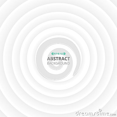 Abstract of soft gray round pattern background. Vector Illustration