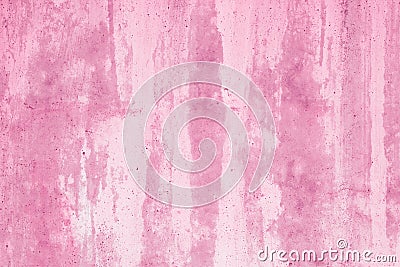 Abstract soft pink background. Purple blots on a pink canvas. Painted paper texture. Red paint stains on the wall. Pattern of wate Cartoon Illustration