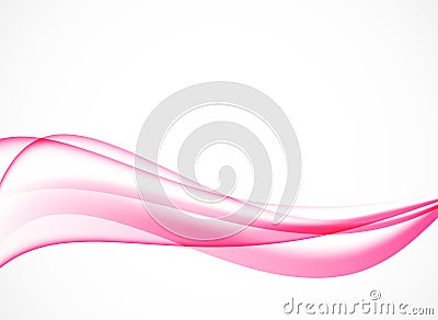 Abstract soft smooth design template Vector Illustration