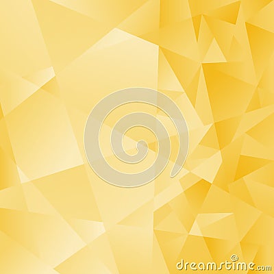 Abstract soft Yellow polygonal background. Vector EPS 10 cmyk Vector Illustration