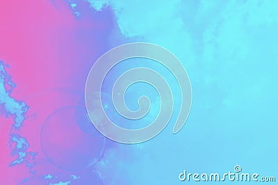 Abstract space turquoise aqua color blue pink magenta gradient background Stock Photo