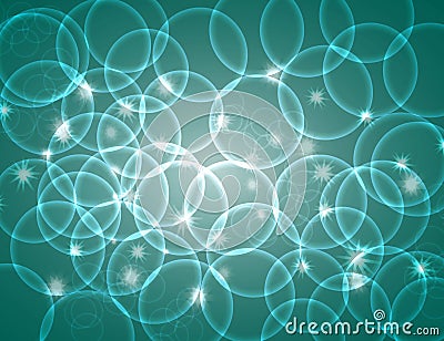 Abstract Sparkling Holiday Background bokeh effect. Vector Illustration