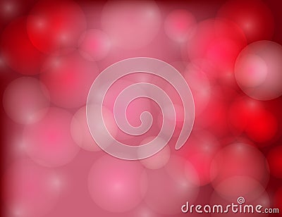 Abstract Sparkling Stars on Red Holiday Background. Vector Illustration