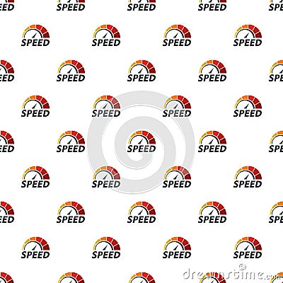 Abstract speedometer pattern seamless vector Vector Illustration