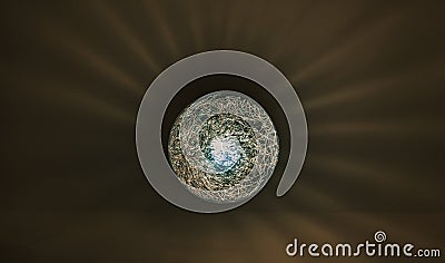 Abstract sphere background Stock Photo