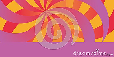 Abstract spinning dynamic design element. Vector Illustration