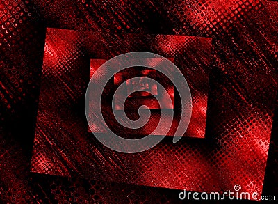 Abstract spiral red background Stock Photo