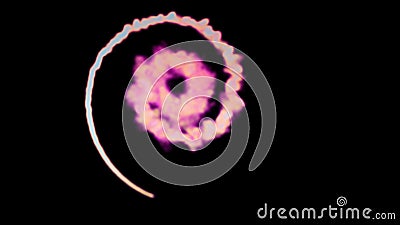 Abstract spiral smoke Stock Photo