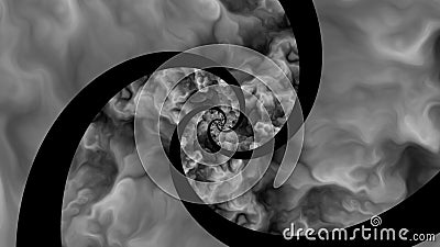 Abstract spiral smoke Stock Photo