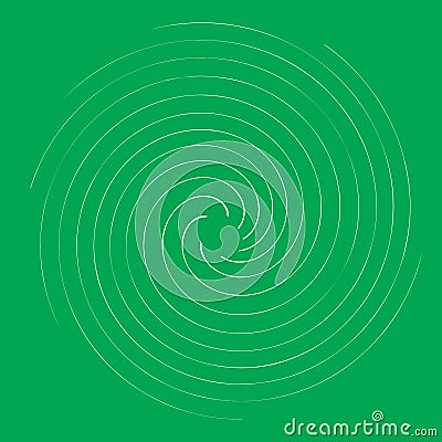 Abstract spiral, swirl, twirl design element. Curlicue, rotating shape. Volute, vortex, helix element Vector Illustration