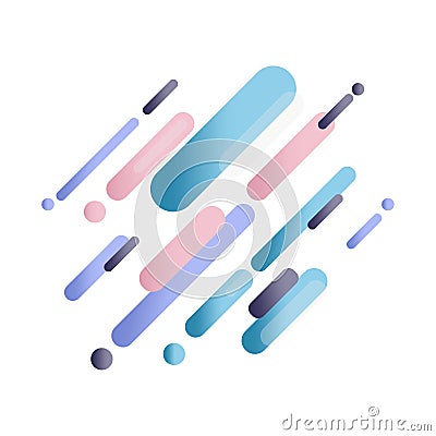 Abstract splash art digital paint. Vector Illustration