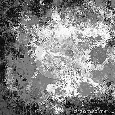 Abstract splashed white and black background, old monochrome paper Stock Photo