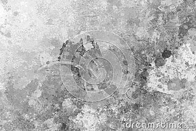 Abstract splashed white and black textured background, grunge monochrome old paper Stock Photo