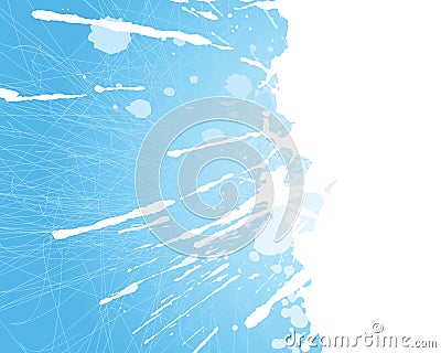 Abstract Splatter Background and Wild Lines Stock Photo