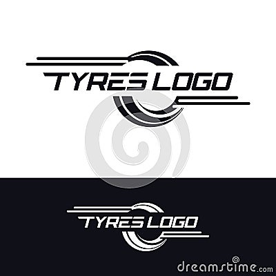 Abstract Sport Automotive Tire Logo Symbol Vector Illustration