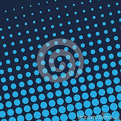 Abstract Spotted Blue Vector Background Vector Illustration